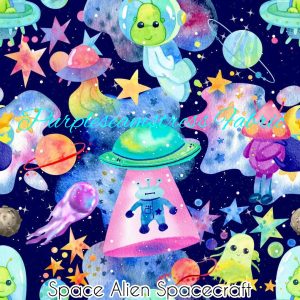 Space Alien Spacecraft - Fabric