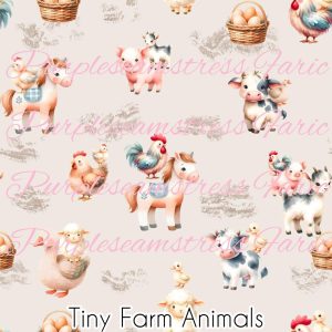 Tiny Farm Animals - Fabric