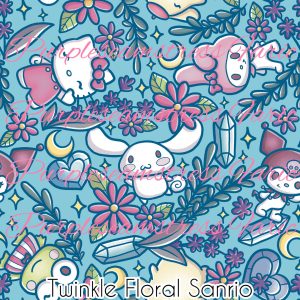 Twinkle Floral Sanrio - Fabric