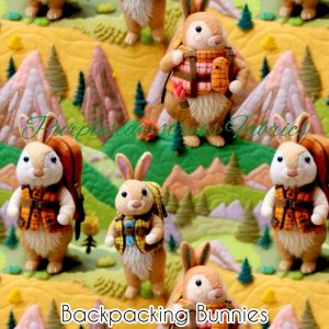 Backpacking Bunnies - Fabric