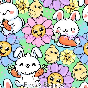 Easter Flowers - Fabric