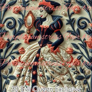 3D Evil Queen Exclusive - Fabric