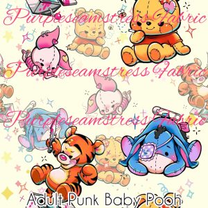 Adult Punk Baby Pooh - Fabric