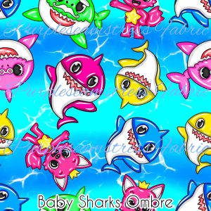 Baby Shark Ombre - Fabric