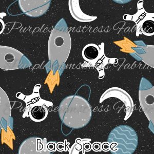 Black Space - Fabric