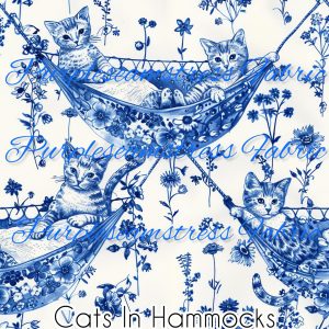 Cats in Hammocks - Fabric