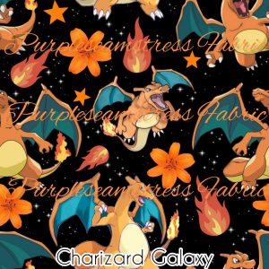 Charizard Galaxy - Fabric