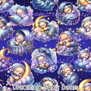 Dreaming Baby Bears - Fabric
