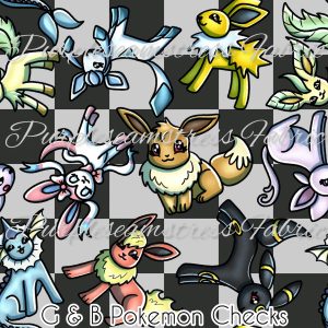 G & B Pokemon Checks - Fabric