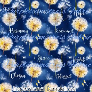 Inspirational Dandelions - Fabric