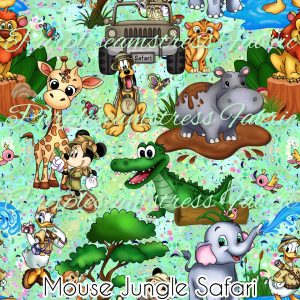 Mouse Jungle Safari - Fabric