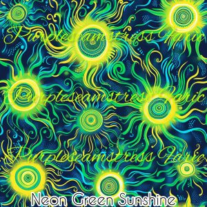 Neon Green Sunshine - Fabric