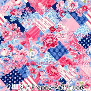 RW & B Preppy Patchwork - Fabric