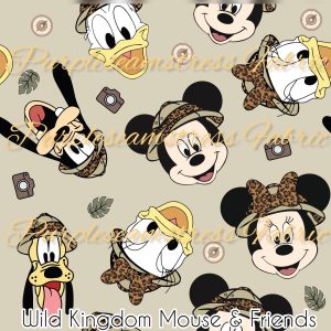 Wild Kingdom Mouse & Friends - Fabric