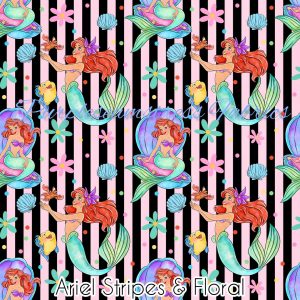 Ariel Stripes & Floral - Fabric