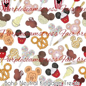 Boho Neutral Kingdom Treats - Fabric
