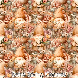 Boho Spring Gnomes - Fabric