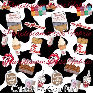 Chick-Fil-A Cow Print - Fabric