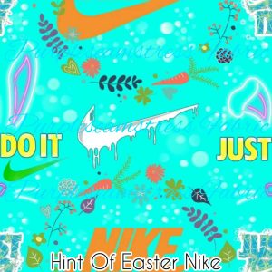 Hint of Easter Nike - Fabric