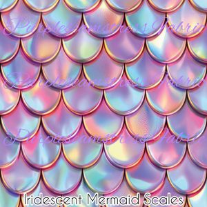 Iridescent Mermaid Scales - Fabric