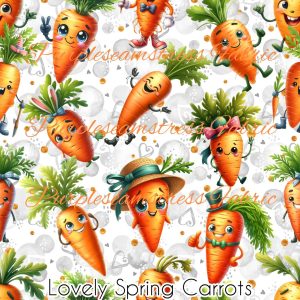 Lovely Spring Carrots - Fabric
