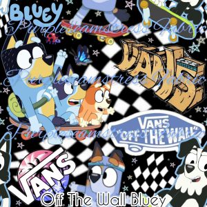 Off the Wall Bluey - Fabric