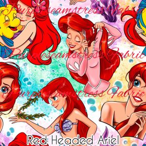 Red Headed Ariel - Fabric