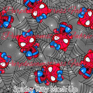 Spidey Kitty Mash Up - Fabric