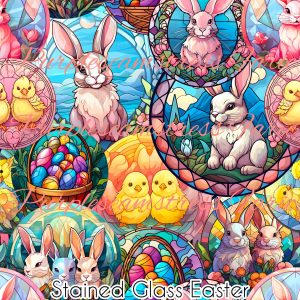 Stained Glass Easter - Fabric