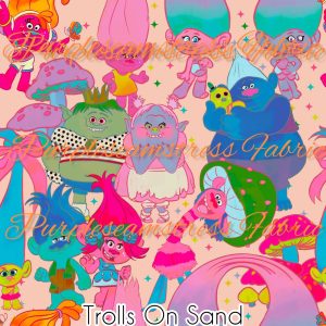Trolls on Sand - Fabric