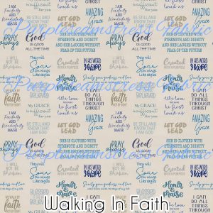 Walking in Faith - Fabric