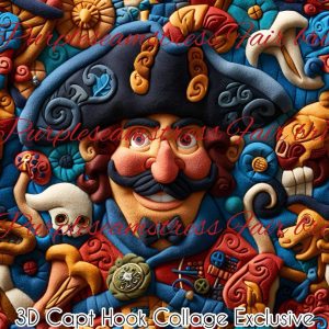 3D Capt Hook Collage Exclusive