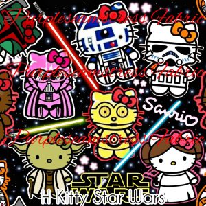 H Kitty Star Wars - Fabric