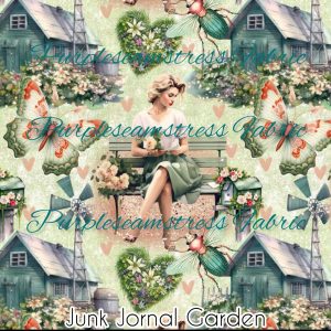Junk Journal Garden - Fabric