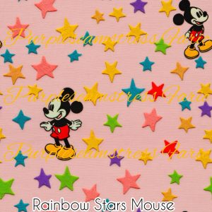 Rainbow Stars Mouse - Fabric