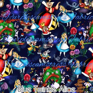 Blue Twinkle Alice - Fabric