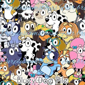 Bluey Dog Pile