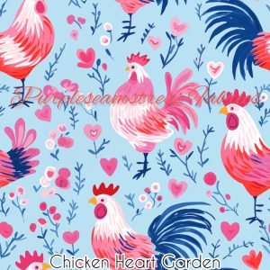 Chicken Heart Garden - Fabric