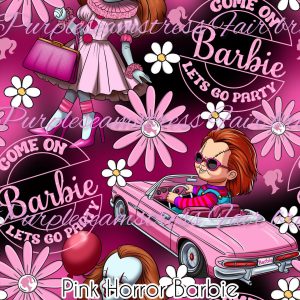 Pink Horror Barbie - Fabric