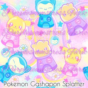 Pokemon Gashapon Splatter