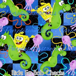 Ride Em Bob Checks - Fabric