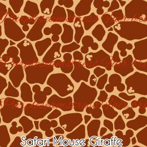 Safari Mouse Giraffe - Fabric