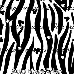 Safari Mouse Zebra - Fabric