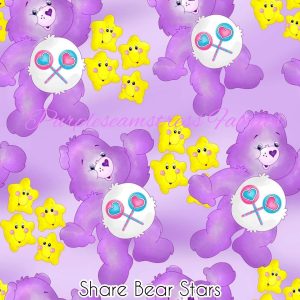 Share Bear Stars - Fabric