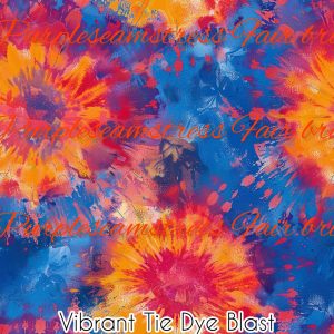Vibrant Tie Dye Blast - Fabric