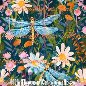 Wildflower Dragonflies - Fabric