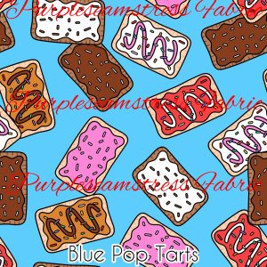 Blue Pop Tarts - Fabric