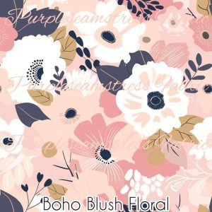 Boho Blush Floral - Fabric