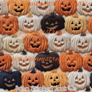 Boho Stitched Jack Os - Fabric