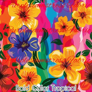 Bold Color Tropical - Fabric